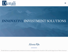 Tablet Screenshot of denaliadvisors.com